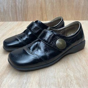 JOSEF Seibel Kathrin Black Leather Womens Comfort Shoes Size 38-(7.5)